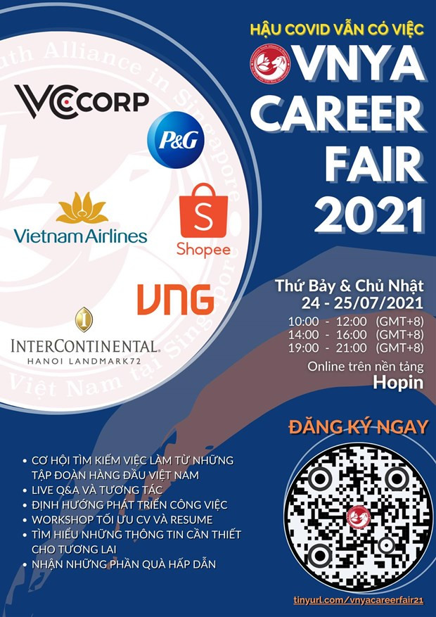 Vietnamese Youth Alliance in Singapore holds online career workshop ảnh 1 Vietnamese Youth Alliance in Singapore holds online career workshop ảnh 1