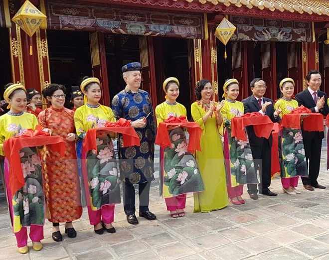 Ancient temple in Hue receives facelift ảnh 1 Ancient temple in Hue receives facelift ảnh 1