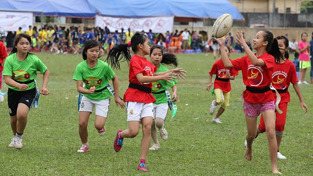 Vietnamese children equipped with life skills through rugby ảnh 1 Vietnamese children equipped with life skills through rugby ảnh 1