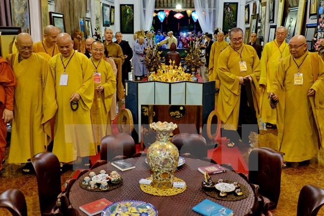 HCM City marks Buddhist Sangha founding anniversary ảnh 1