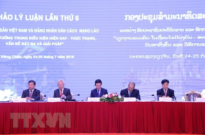 Vietnam – Laos theoretical workshop closes ảnh 1