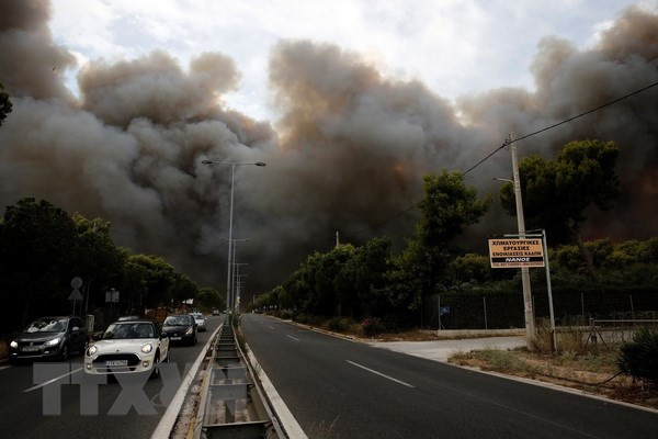 Vietnamese leaders send condolences to Greece over forest fire ảnh 1