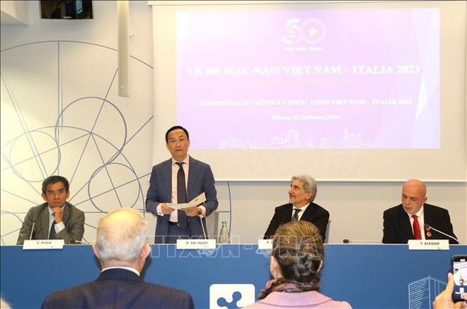 Vietnam-Italy Year 2023 wraps up in Milan ảnh 1