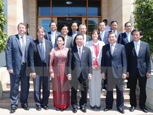 NA Chairwoman seeks stronger education, sci-tech ties with Australia ảnh 1