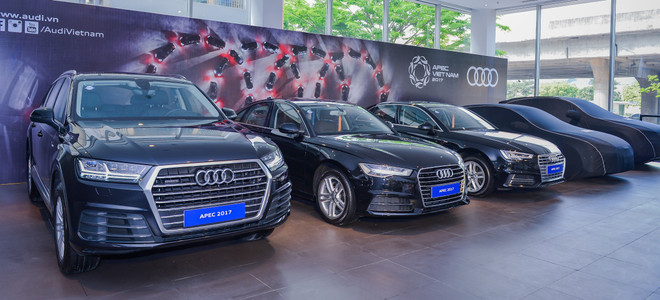 Second batch of Audi cars delivered to serve APEC ảnh 1 Second batch of Audi cars delivered to serve APEC ảnh 1