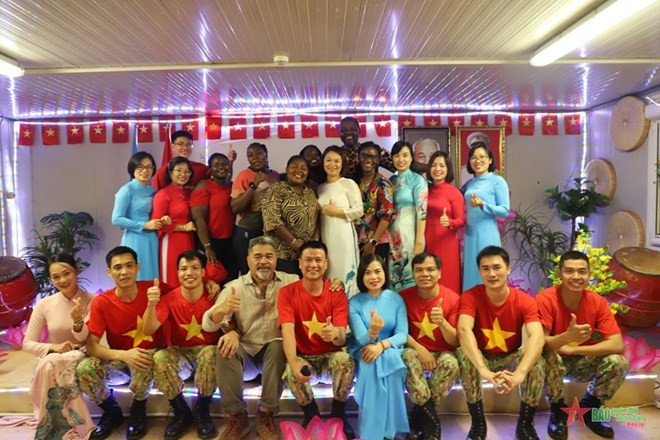 Vietnam’s UN peacekeeping forces in South Sudan celebrate National Day ảnh 1