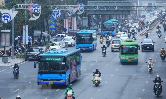 Hanoi’s public transport striving to meet 30-35% of travel demand by 2025 ảnh 1 Hanoi’s public transport striving to meet 30-35% of travel demand by 2025 ảnh 1