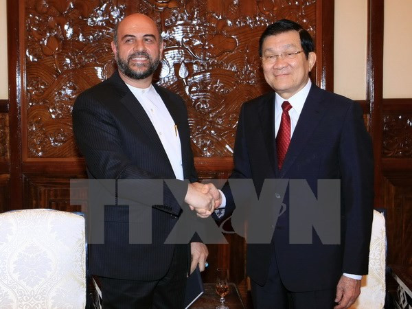 President meets outgoing Iranian Ambassador ảnh 1