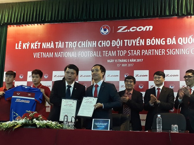 Z.com continues to be national football teams’ main sponsor ảnh 1