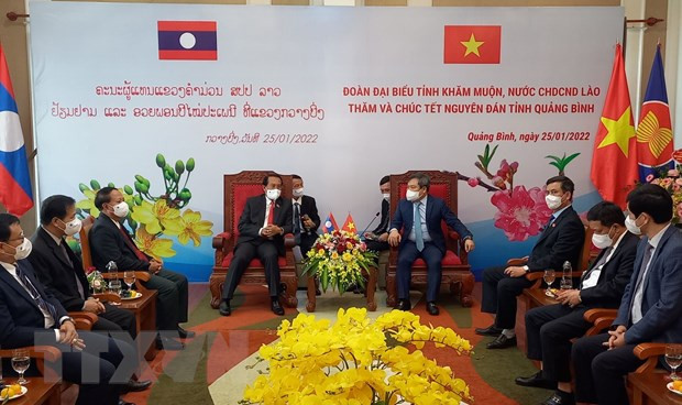 Khammoune's leader pays pre-Tet visit to Quang Binh province ảnh 1