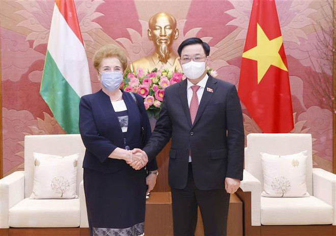 Top legislator hosts First Officer of Hungarian National Assembly ảnh 1 Top legislator hosts First Officer of Hungarian National Assembly ảnh 1