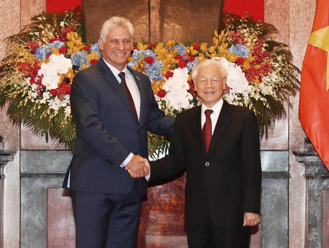 Leaders agree to raise Vietnam-Cuba trade to 500 million USD by 2022 ảnh 1