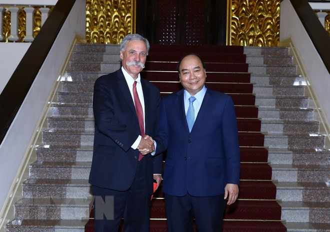 Prime Minister meets Formula One Group leader ảnh 1 Prime Minister meets Formula One Group leader ảnh 1