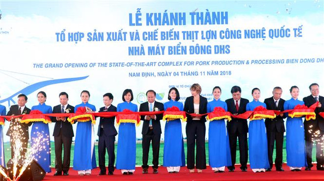 Hi-tech pig slaughterhouse opened in Nam Dinh ảnh 1 Hi-tech pig slaughterhouse opened in Nam Dinh ảnh 1