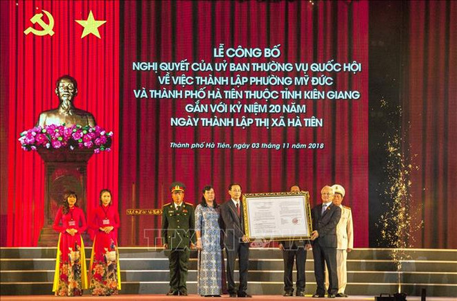 Kien Giang: establishment of Ha Tien city announced ảnh 1 Kien Giang: establishment of Ha Tien city announced ảnh 1