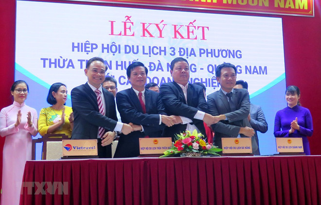 Three central localities agree to jointly revive tourism ảnh 1