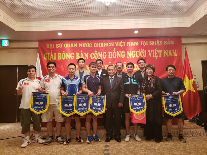 Table tennis tournament looks to bind Vietnamese community in Japan ảnh 1 Table tennis tournament looks to bind Vietnamese community in Japan ảnh 1