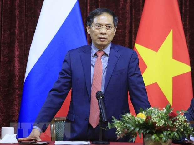 FM Bui Thanh Son meets Vietnamese community in Russia ảnh 1 FM Bui Thanh Son meets Vietnamese community in Russia ảnh 1