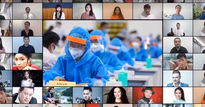 Art programme promotes great national unity in fighting COVID-19 ảnh 3