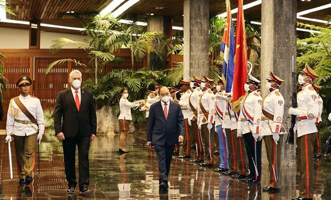 Vietnam, Cuba issue joint statement on President Nguyen Xuan Phuc’s visit ảnh 2 Vietnam, Cuba issue joint statement on President Nguyen Xuan Phuc’s visit ảnh 2