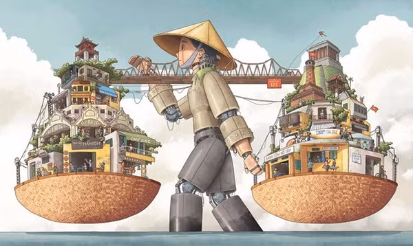 Winners of drawing contest about Hanoi announced ảnh 1