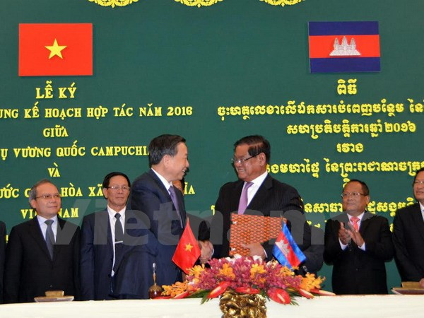 Vietnam, Cambodia boost cooperation in fighting crime ảnh 1 Vietnam, Cambodia boost cooperation in fighting crime ảnh 1