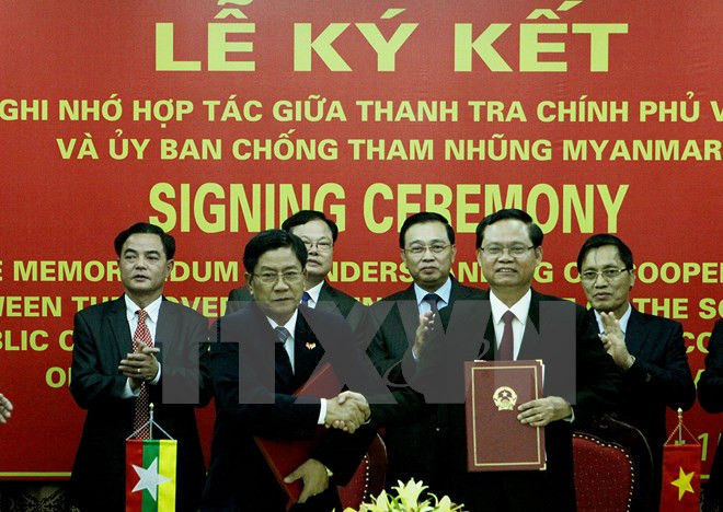 Vietnam, Myanmar sign MoU on anti-corruption ảnh 1
