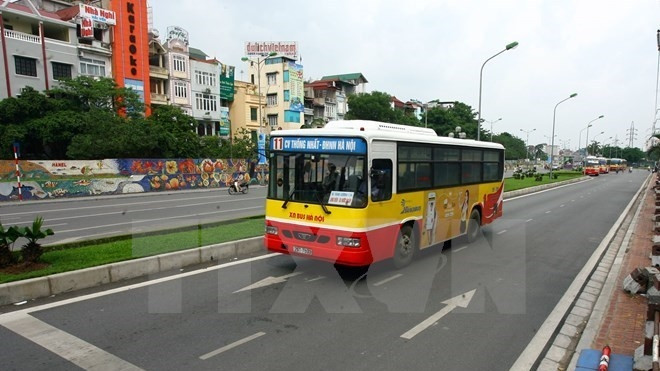 New bus route to connect Hanoi downtown and Noi Bai Airport ảnh 1 New bus route to connect Hanoi downtown and Noi Bai Airport ảnh 1