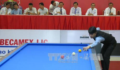 International billiards tournament opens in Binh Duong ảnh 1 International billiards tournament opens in Binh Duong ảnh 1