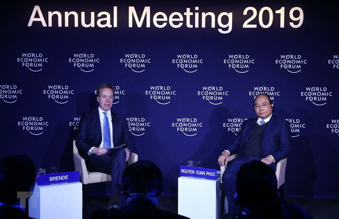 PM Phuc, WEF President join particular dialogue on Vietnam in Davos ảnh 1 PM Phuc, WEF President join particular dialogue on Vietnam in Davos ảnh 1