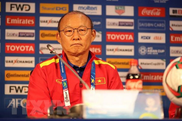 Asian Cup 2019: Park Hang-seo praises Vietnamese players ảnh 1 Asian Cup 2019: Park Hang-seo praises Vietnamese players ảnh 1