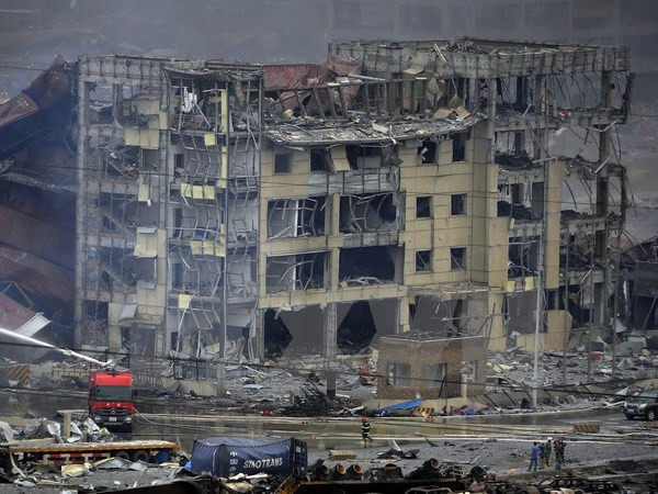  Condolences to China over Tianjin explosions ảnh 1