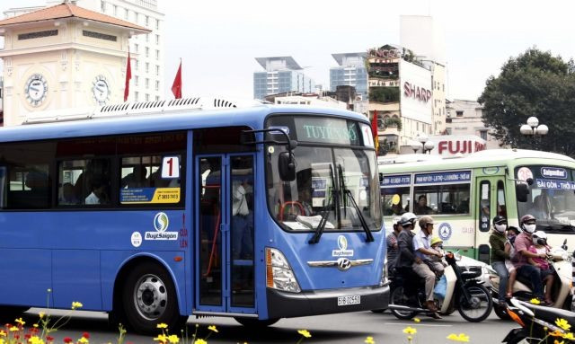 HCM City to open five electric-bus routes for 2-year trial run ảnh 1 HCM City to open five electric-bus routes for 2-year trial run ảnh 1
