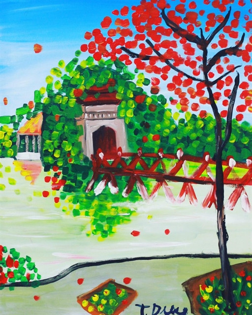 Exhibition features paintings by people with autism ảnh 1