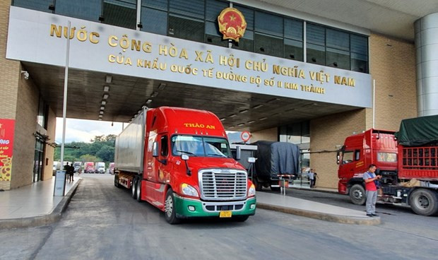 Import-export value through Lao Cai’s border gates declines due to COVID-19 ảnh 1 Import-export value through Lao Cai’s border gates declines due to COVID-19 ảnh 1