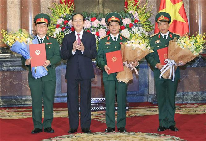 President grants promotion decisions to army officers ảnh 1