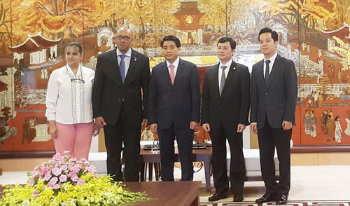 Hanoi leader welcomes leaving Cuban Ambassador ảnh 1 Hanoi leader welcomes leaving Cuban Ambassador ảnh 1