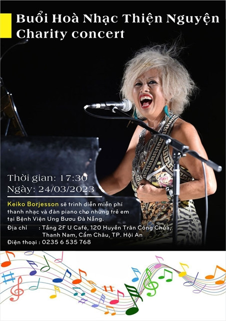 Japanese artist to hold charity concert for children with cancer ảnh 1