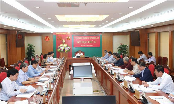 Party Central Committee's Inspection Commission convenes 27th meeting ảnh 1