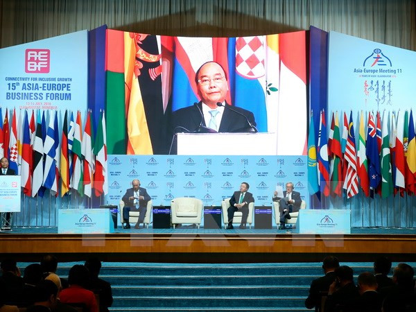 Vietnamese PM officiates at Asia-Europe Business Forum ảnh 1