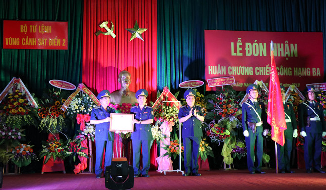 Coast guard force honoured for anti-smuggling work ảnh 1 Coast guard force honoured for anti-smuggling work ảnh 1