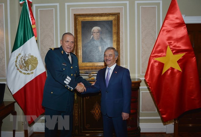 Mexican defence chief receives new Vietnamese Ambassador ảnh 1 Mexican defence chief receives new Vietnamese Ambassador ảnh 1
