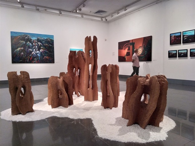 Vietnamese, Thai, Japanese artists give silent talk through art ảnh 3 Vietnamese, Thai, Japanese artists give silent talk through art ảnh 3