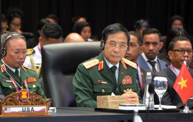 Disputes should be addressed through peaceful means: Defence Minister at ADMM+ ảnh 1 Disputes should be addressed through peaceful means: Defence Minister at ADMM+ ảnh 1