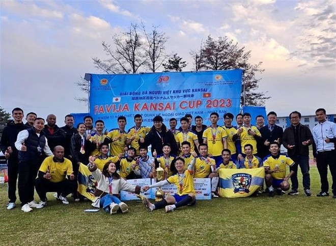 Football tournament held for Vietnamese community in Japan ảnh 1 Football tournament held for Vietnamese community in Japan ảnh 1