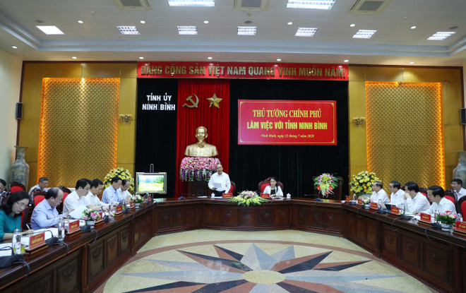 PM checks disbursement of public investment in Ninh Binh ảnh 1 PM checks disbursement of public investment in Ninh Binh ảnh 1