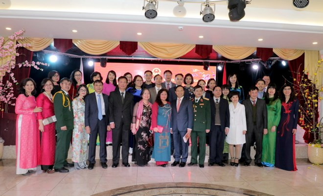 Various activities mark Vietnamese New Year in Russia, Germany ảnh 1 Various activities mark Vietnamese New Year in Russia, Germany ảnh 1