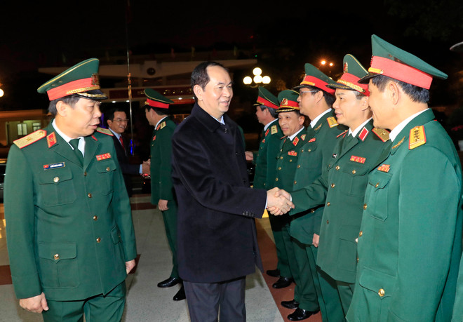 President extends Tet greetings to Truong Sa soldiers ảnh 1