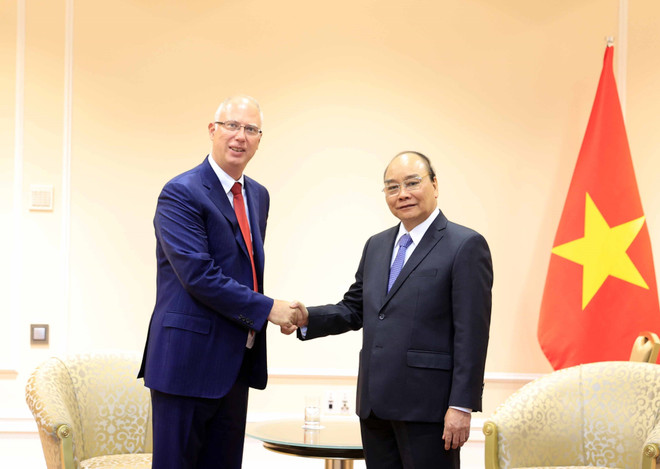 President Nguyen Xuan Phuc meets Russian business executives ảnh 1 President Nguyen Xuan Phuc meets Russian business executives ảnh 1