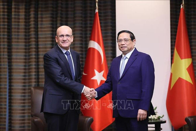 Prime Minister hosts Turkish finance, industry ministers ảnh 1